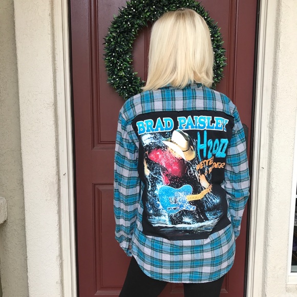 Tops - ✨Custom Made Brad Paisley Flannel😍